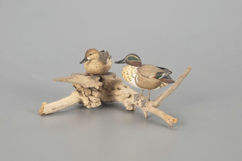 General Chester DeGavre – Miniature Green-Winged Teal Pair – 2022