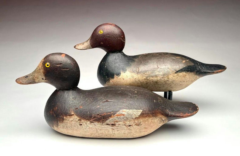 Mason Decoy Factory – Pair of Redheads – 2023