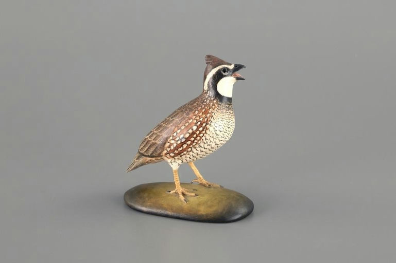 Frank Finney – Life-Size Calling Quail – 2025