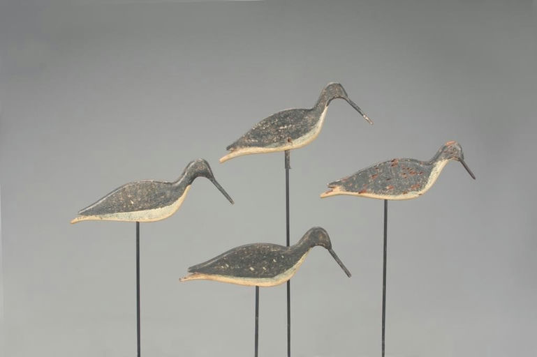 Gilbert E. Wallace – Four Yellowlegs Silhouettes – 2021