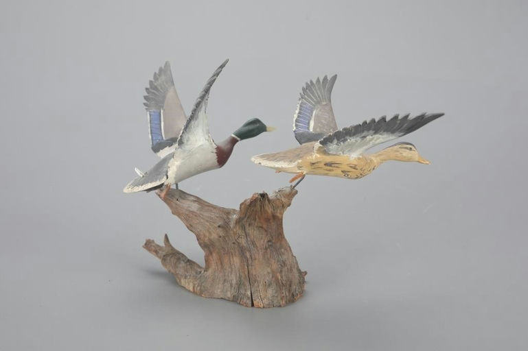 Russ Burr – Miniature Mallard Pair – 2023