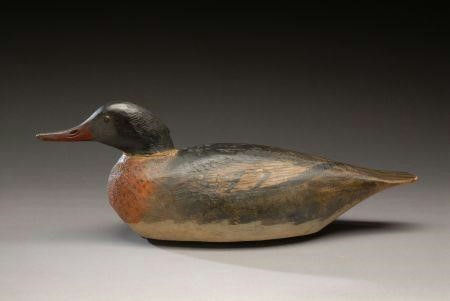 Elmer Crowell – Swimming Red-Breasted Merganser Drake – 2007