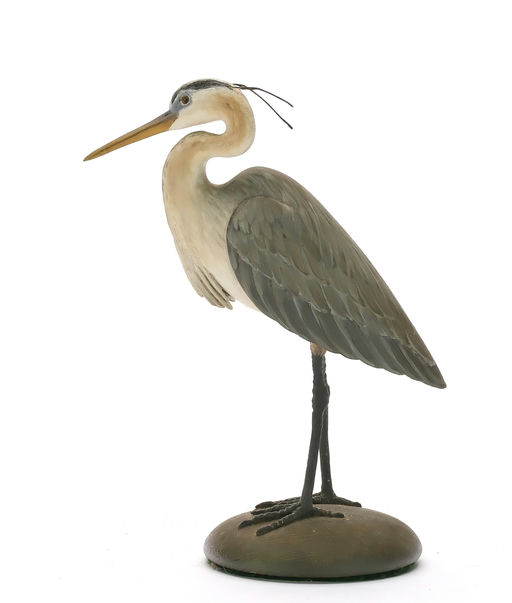 Frank Finney – Miniature great blue heron – 2024
