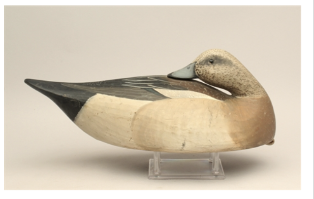 Mark McNair – Hollow Carved Preening Widgeon – 2017
