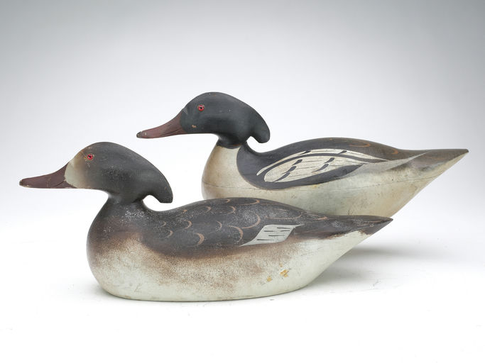 Mason Decoy Factory – Pair of American Mergansers – 2024