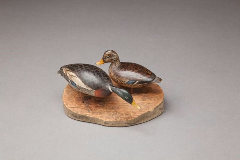 Elmer Crowell – Miniature Mallard Pair – 2013