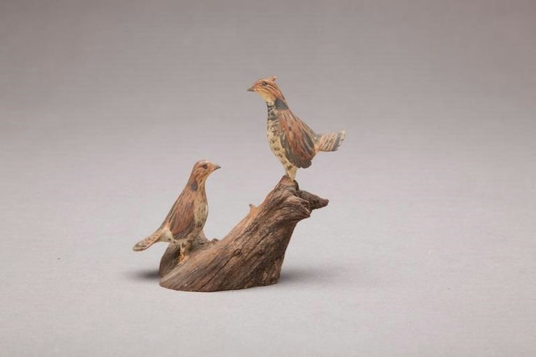 Russ Burr – Miniature Ruffed Grouse Pair – 2011