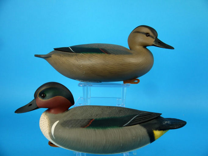 Rick Brown – Green Wing Teal Pair, – 2026