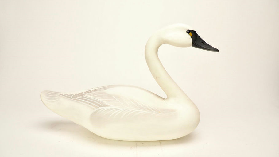 David Blackiston — Half-size Swan Decoy