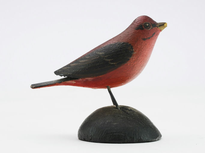 Elmer Crowell – Miniature Scarlet Tanager – 2024
