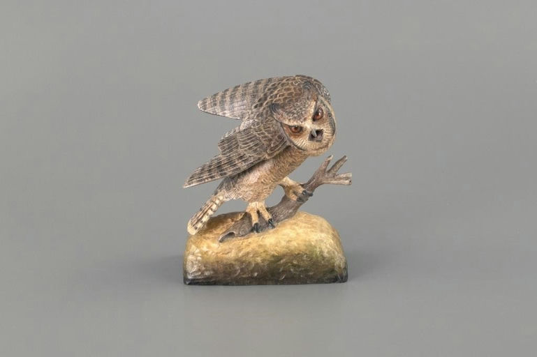 Frank Finney – Great Horned Owl Miniature – 2025