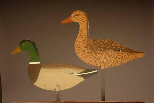 Harold Haertel – Silhouette Mallard Pair – 2007